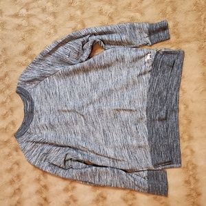 PINK! Gray sweatshirt